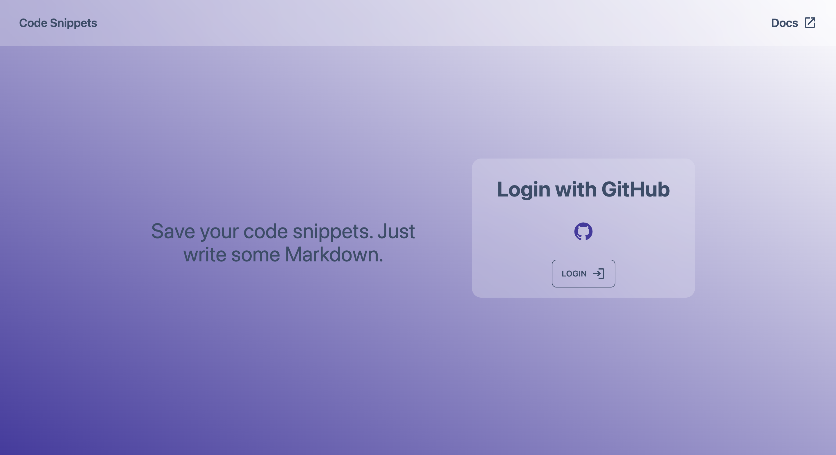 Login